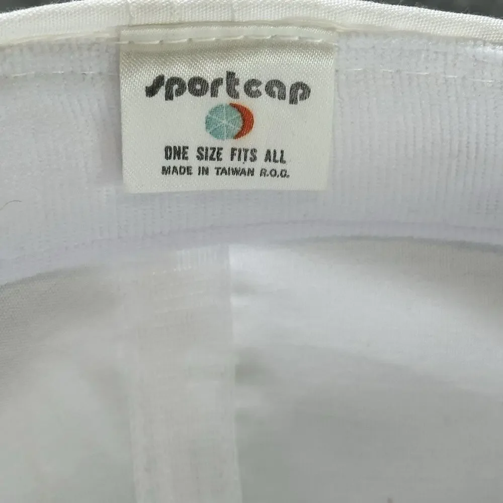 Vintage SafeTLite Trucker Rope Hat Cap White Sportcap (OSFA) Fabric Strapback. - Picture 9 of 9